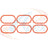 Apex AMS4995 Fuel Injection Plenum Gasket Set - Upper