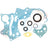 Apex ATC2040 Engine Crankshaft Seal Kit - Front