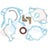 Apex ATC4851 Engine Timing Cover Gasket Set