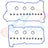 Apex AVC489S Engine Valve Cover Gasket Set