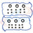 Apex AVC549S Engine Valve Cover Gasket Set