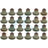 Apex AVS2093 Engine Valve Stem Oil Seal Set - Intake and Exhaust