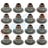 Apex AVS3033 Engine Valve Stem Oil Seal Set - Intake and Exhaust