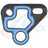Apex AWP3014 Engine Water Pump Gasket - Upper