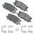 Akebono ACT1005A Disc Brake Pad Set - Front
