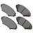Akebono ACT1009 Disc Brake Pad Set - Front