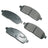 Akebono ACT1011 Disc Brake Pad Set - Front