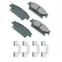 Akebono ACT1020 Disc Brake Pad Set - Rear
