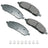 Akebono ACT1022 Disc Brake Pad Set - Front