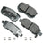 Akebono ACT1037A Disc Brake Pad Set - Rear