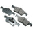 Akebono ACT1047 Disc Brake Pad Set - Front