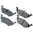 Akebono ACT1055 Disc Brake Pad Set - Rear