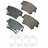 Akebono ACT1057A Disc Brake Pad Set - Rear