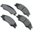 Akebono ACT1074 Disc Brake Pad Set - Front