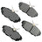 Akebono ACT1082 Disc Brake Pad Set - Rear