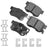 Akebono ACT1086A Disc Brake Pad Set - Rear