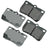 Akebono ACT1113 Disc Brake Pad Set - Rear