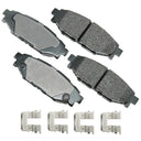 Akebono ACT1114A Disc Brake Pad Set - Rear