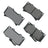 Akebono ACT1119 Disc Brake Pad Set - Front