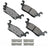 Akebono ACT1120 Disc Brake Pad Set - Rear
