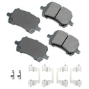 Akebono ACT1160 Disc Brake Pad Set - Front