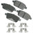 Akebono ACT1161 Disc Brake Pad Set - Rear
