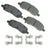 Akebono ACT1172 Disc Brake Pad Set - Rear