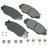 Akebono ACT1178A Disc Brake Pad Set - Front