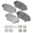 Akebono ACT1179 Disc Brake Pad Set - Front