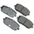 Akebono ACT1180 Disc Brake Pad Set - Rear
