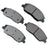 Akebono ACT1202 Disc Brake Pad Set - Front