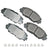 Akebono ACT1211A Disc Brake Pad Set - Front