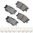 Akebono ACT1212A Disc Brake Pad Set - Rear