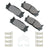 Akebono ACT1222A Disc Brake Pad Set - Front
