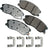 Akebono ACT1264 Disc Brake Pad Set - Front