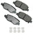 Akebono ACT1274A Disc Brake Pad Set - Rear