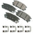 Akebono ACT1275 Disc Brake Pad Set - Rear