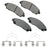 Akebono ACT1280 Disc Brake Pad Set - Front