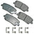 Akebono ACT1284A Disc Brake Pad Set - Rear