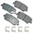 Akebono ACT1284C Disc Brake Pad Set - Rear