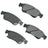 Akebono ACT1287 Disc Brake Pad Set - Front
