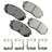 Akebono ACT1295 Disc Brake Pad Set - Front