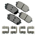 Akebono ACT1296 Disc Brake Pad Set - Rear
