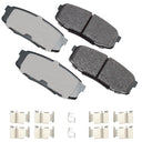 Akebono ACT1304A Disc Brake Pad Set - Rear