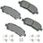 Akebono ACT1325A Disc Brake Pad Set - Rear