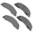 Akebono ACT1328 Disc Brake Pad Set - Front
