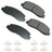 Akebono ACT1333A Disc Brake Pad Set - Front