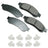 Akebono ACT1334A Disc Brake Pad Set - Rear