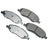 Akebono ACT1345 Disc Brake Pad Set - Front
