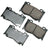Akebono ACT1346 Disc Brake Pad Set - Front
